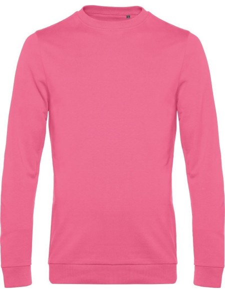 Pánská mikina bez kapuce #Set in - Pink fizz S