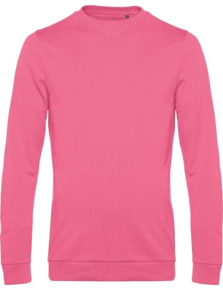 Pánská mikina bez kapuce #Set in - Pink fizz M
