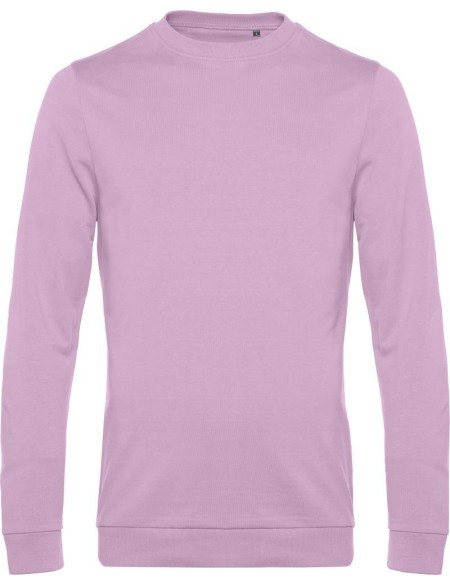 Pánská mikina bez kapuce #Set in - Candy pink XS