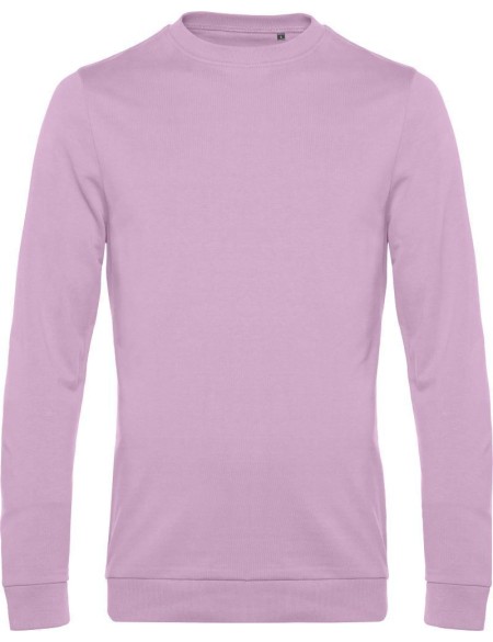 Pánská mikina bez kapuce #Set in - Candy pink XL