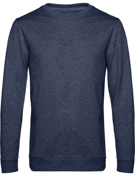 Pánská mikina bez kapuce #Set in - Heather navy XL