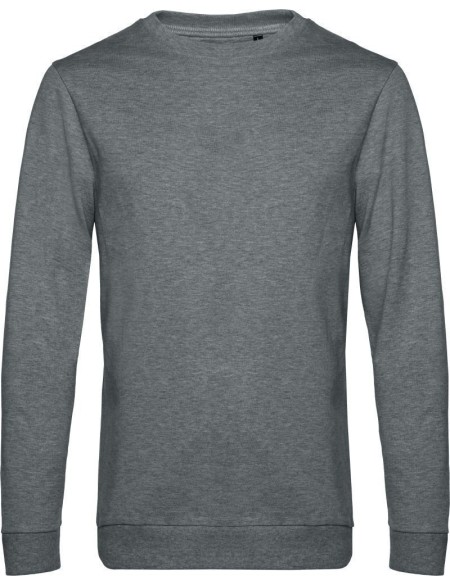 Pánská mikina bez kapuce #Set in - Heather mid grey XXL