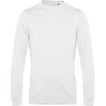 Pánská mikina bez kapuce #Set in - Bílá 3XL