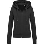 Dámská mikina s kapucí Stedman 5710 - Black opal XL