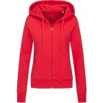 Dámská mikina s kapucí Stedman 5710 - Crimson red XL