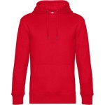 Pánská mikina s kapucí KING Hooded - Červená XXL