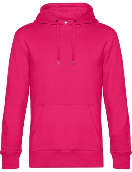 Pánská mikina s kapucí KING Hooded - Magenta pink M