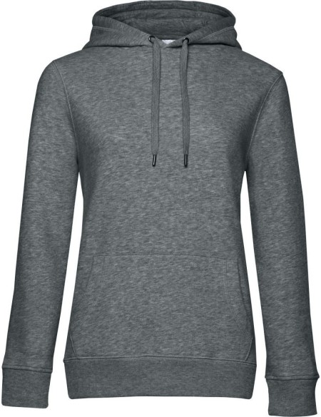 Dámská mikina s kapucí KING Hooded - Heather mid grey S