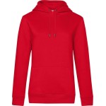 Dámská mikina s kapucí KING Hooded - Červená L