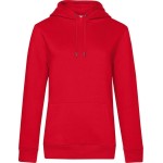 Dámská mikina s kapucí KING Hooded - Červená 3XL