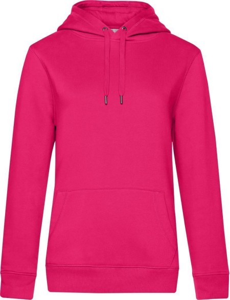 Dámská mikina s kapucí KING Hooded - Magenta pink L