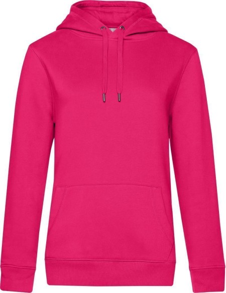 Dámská mikina s kapucí KING Hooded - Magenta pink XL