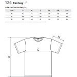 Pánské sportovní tričko FANTASY - Červená 3XL