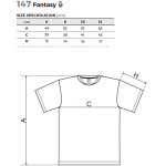 Dětské sportovní tričko FANTASY - Královská modrá 122 cm/6 let