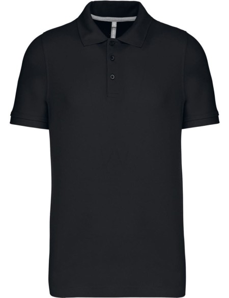 Pánská polokošile Kariban K241 - Černá 4XL