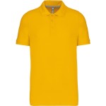Pánská polokošile Kariban K241 - Žlutá 4XL