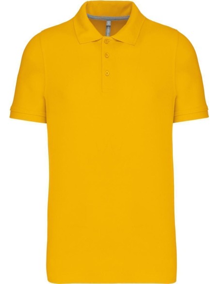 Pánská polokošile Kariban K241 - Žlutá 4XL