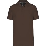 Pánská polokošile Kariban K241 - Chocolate XXL