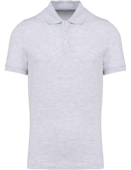 Pánská polokošile Kariban K241 - Ash heather 4XL