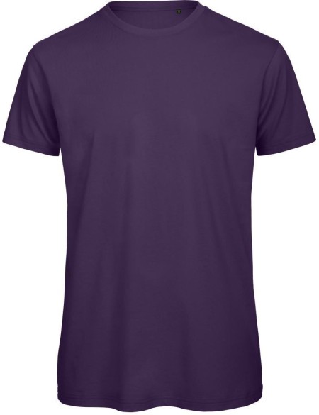Pánské tričko B+C Inspire T z bio bavny - Urban purple 3XL