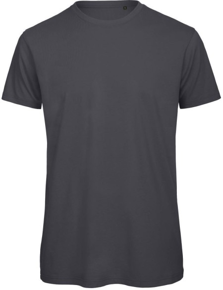 Pánské tričko B+C Inspire T z bio bavny - Dark grey XXL