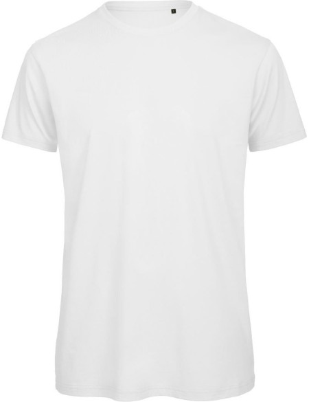 Pánské tričko B+C Inspire T z bio bavny - Bílá 3XL