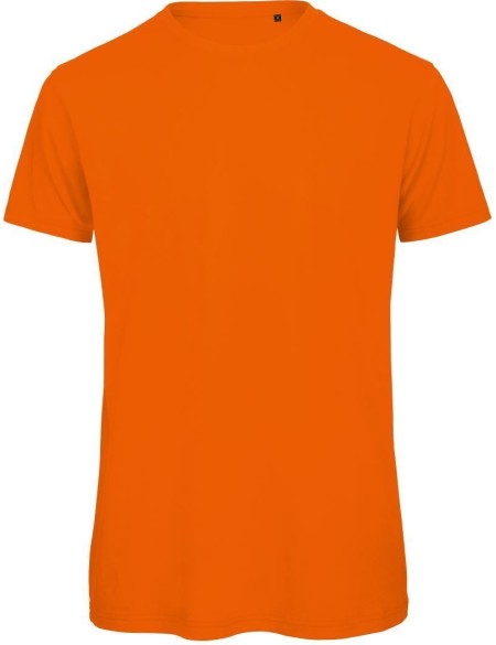 Pánské tričko B+C Inspire T z bio bavny - Oranžová M