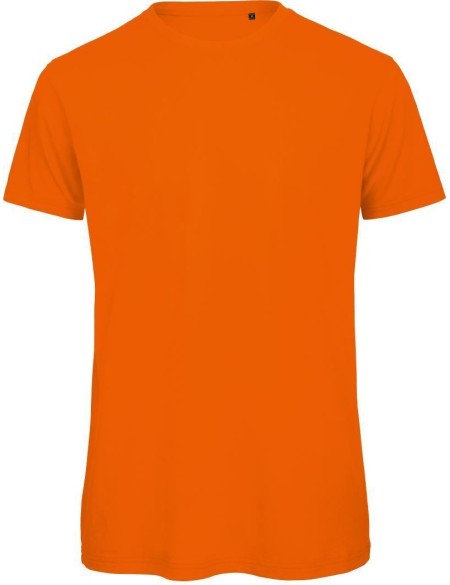 Pánské tričko B+C Inspire T z bio bavny - Oranžová L