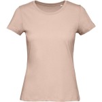 Dámské tričko B+C Inspire T z bio bavlny - Millennial pink XL
