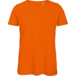 Dámské tričko B+C Inspire T z bio bavlny - Oranžová M