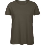 Dámské tričko B+C Inspire T z bio bavlny - Khaki M