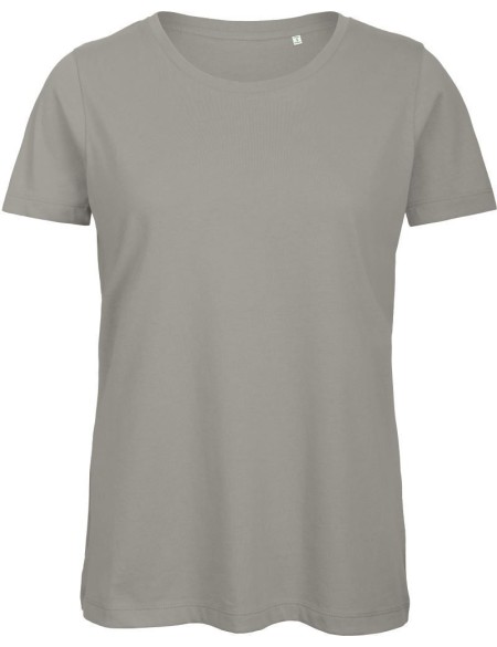 Dámské tričko B+C Inspire T z bio bavlny - Light grey L