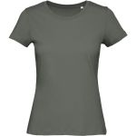Dámské tričko B+C Inspire T z bio bavlny - Millennial khaki XS