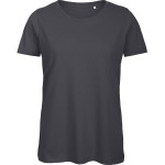 Dámské tričko B+C Inspire T z bio bavlny - Dark grey XXL