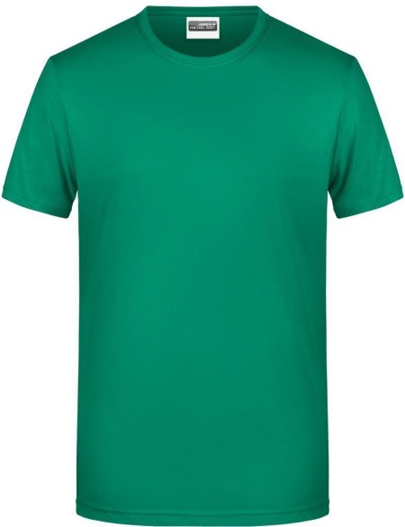Pánské tričko z bio bavlny James+Nicholson 8008 - Irish green L