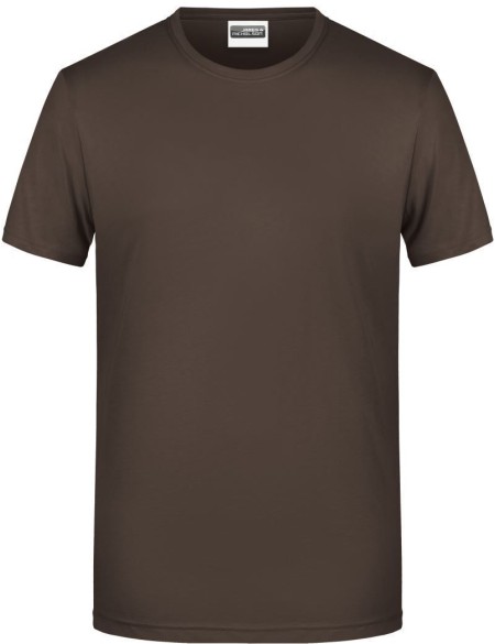 Pánské tričko z bio bavlny James+Nicholson 8008 - Brown M