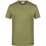 Pánské tričko z bio bavlny James+Nicholson 8008 - Khaki L