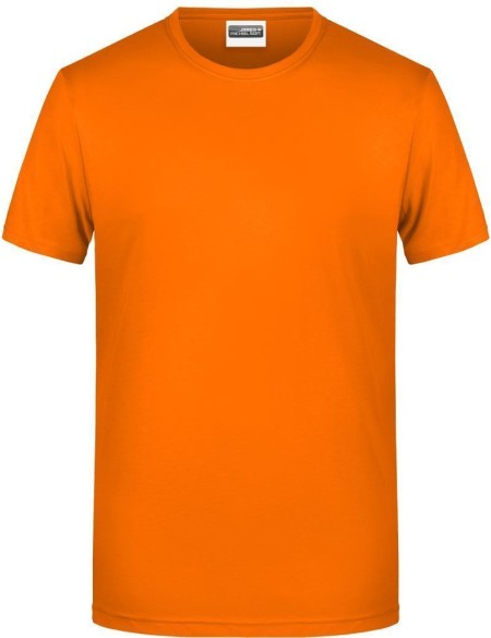 Pánské tričko z bio bavlny James+Nicholson 8008 - Oranžová XL
