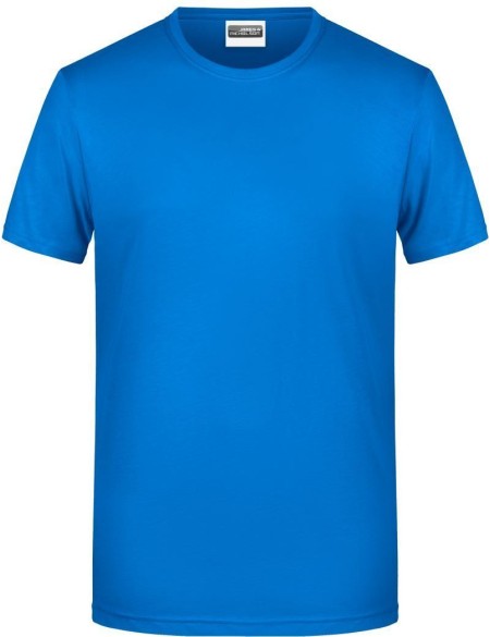 Pánské tričko z bio bavlny James+Nicholson 8008 - Cobalt M