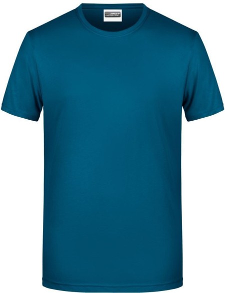 James+Nicholson 8008 Herren-T-Shirt aus Bio-Baumwolle – Petrol M