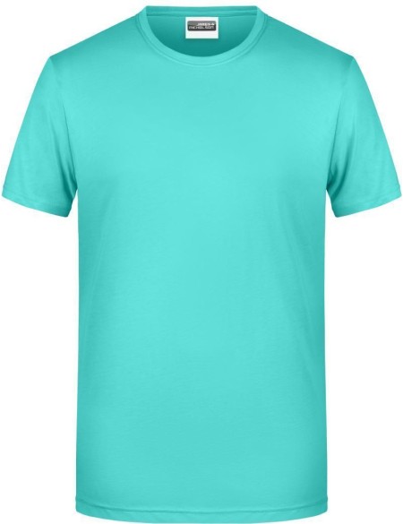 Pánské tričko z bio bavlny James+Nicholson 8008 - Mint XXL