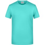 Pánské tričko z bio bavlny James+Nicholson 8008 - Mint 3XL