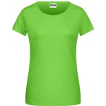 Dámské tričko z bio bavlny James+Nicholson 8007 - Lime green XXL