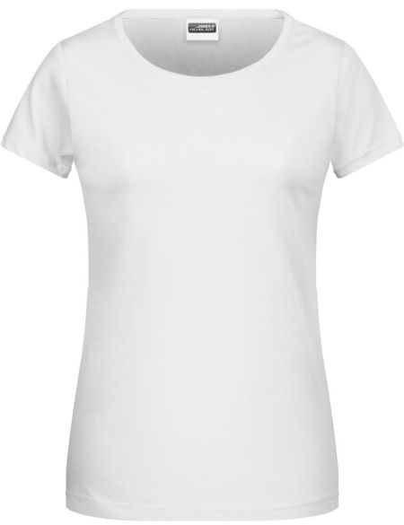 Dámské tričko z bio bavlny James+Nicholson 8007 - Olive