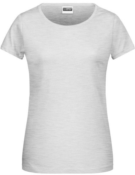 Dámské tričko z bio bavlny James+Nicholson 8007 - Ash XL