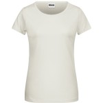 Dámské tričko z bio bavlny James+Nicholson 8007 - Natural XL