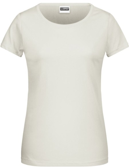 Dámské tričko z bio bavlny James+Nicholson 8007 - Natural XL