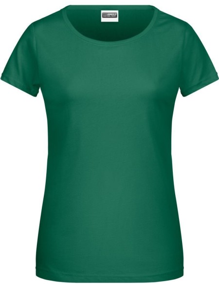 Dámské tričko z bio bavlny James+Nicholson 8007 - Irish green M
