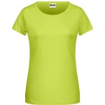 Dámské tričko z bio bavlny James+Nicholson 8007 - Acid yellow XS