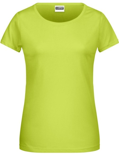 Dámské tričko z bio bavlny James+Nicholson 8007 - Acid yellow S